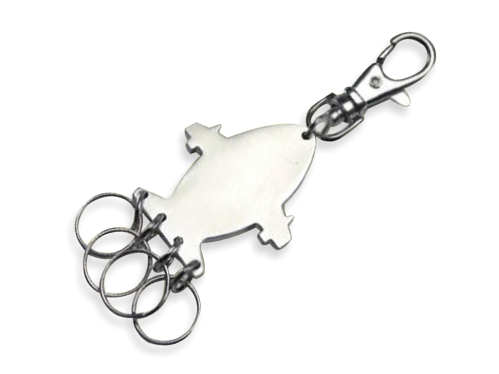 Metal Airplane Keychain